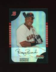 Barry Bonds [Refractor] #100 Baseball Cards 2005 Bowman Chrome Prices