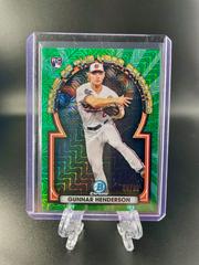 Gunnar Henderson [Mega Box Mojo Green] #ROYF-15 Baseball Cards 2023 Bowman Chrome Rookie of the Year Favorites Prices
