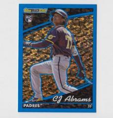 CJ Abrams [Blue] #BG-13 Baseball Cards 2022 Topps Update Black Gold Prices