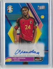 Lois Openda [Blue Refractor] #BCA-LO Soccer Cards 2023 Topps Finest Road to UEFA EURO Autograph Prices