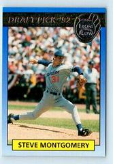 Steve Montgomery #87 Baseball Cards 1992 Front Row Draft Picks Prices