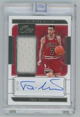 Toni Kukoc Basketball Cards 2021 Panini One and One Jersey Autographs Prices