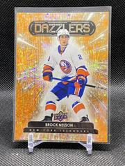 Brock Nelson [Orange] Hockey Cards 2022 Upper Deck Dazzlers Prices