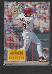 Juan Gonzalez #37 Baseball Cards 1997 Topps Stars Prices