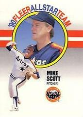 Mike Scott Baseball Cards 1990 Fleer All Stars Prices