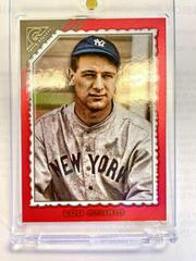 Lou Gehrig [Red] #110 Baseball Cards 2022 Topps Gallery Prices