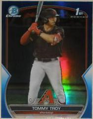 Tommy Troy [Blue] Baseball Cards 2023 Bowman Draft Chrome Prices
