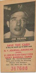 Jim Hearn Baseball Cards 1954 NY Journal American Prices