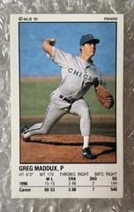 Greg Maddux #43 Baseball Cards 1991 Panini Stickers Prices