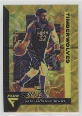 Karl Anthony Towns [Gold Scope] #103 Basketball Cards 2020 Panini Flux Prices