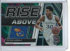 Ochai Agbaji [Marble] Basketball Cards 2022 Panini Chronicles Draft Picks Rise Above Prices