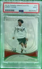 Leroy Sane Soccer Cards 2018 Panini Immaculate Prices