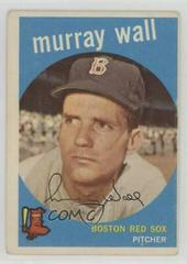 Murray Wall Baseball Cards 1959 Topps Prices