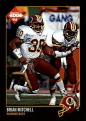 Brian Mitchell #173 Football Cards 1992 Collector's Edge Prices