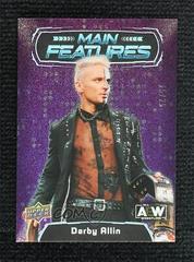 Darby Allin [Purple] #MF-4 Wrestling Cards 2022 Upper Deck AEW Main Features Prices