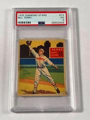 Bill Terry #14 Baseball Cards 1935 Diamond Stars Prices