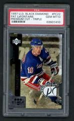 Pat LaFontaine [Triple] #PC22 Hockey Cards 1997 Upper Deck Black Diamond Premium Cut Prices