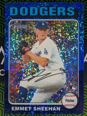 Emmet Sheehan [Blue Sparkle Refractor] #187 Baseball Cards 2024 Topps Heritage Chrome Prices