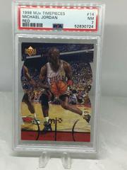 Michael Jordan [Red] #14 Basketball Cards 1998 Upper Deck Mjx Timepieces Prices