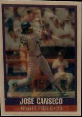 Jose Canseco Baseball Cards 1989 Sportflics Prices