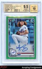 Dustin May [Green Refractor] #CRA-DM Baseball Cards 2020 Bowman Chrome Rookie Autographs Prices