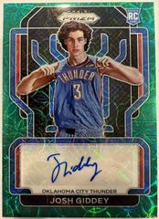 Josh Giddey [Choice Green Prizm] Basketball Cards 2021 Panini Prizm Rookie Signatures Prices