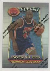 Derrick Coleman [Refractor] Basketball Cards 1994 Finest Prices