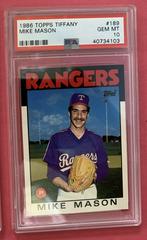 Mike Mason #189 Baseball Cards 1986 Topps Tiffany Prices
