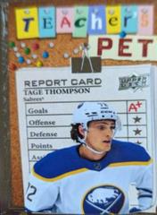 Tage Thompson #TP-29 Hockey Cards 2023 Upper Deck Teachers Pet Prices