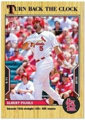 Albert Pujols #165 Baseball Cards 2022 Topps Now Turn Back the Clock Prices