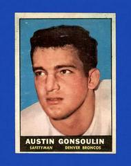 Goose Gonsoulin #192 Football Cards 1961 Topps Prices