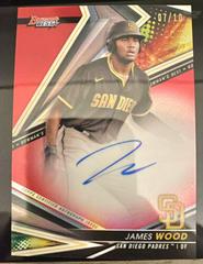 James Wood [Red] #B22-JW Baseball Cards 2022 Bowman's Best of Autographs Prices