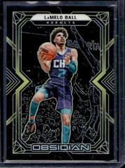 LaMelo Ball [Yellow] #1 Basketball Cards 2021 Panini Obsidian Prices
