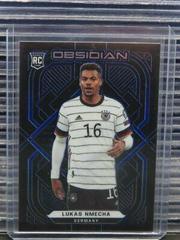 Lukas Nmecha  [Electric Etch Blue] #100 Soccer Cards 2021 Panini Obsidian Prices