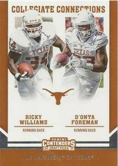 Ricky Williams, D'Onta Freeman #10 Football Cards 2017 Panini Contenders Draft Picks Collegiate Connections Prices