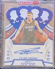 Tyler Herro [Blue] Basketball Cards 2019 Panini Crown Royale Rookie Autographs Prices