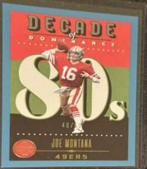 Joe Montana [Blue] #DOD-10 Football Cards 2023 Panini Legacy Decade of Dominance Prices