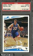 David Lee #250 Basketball Cards 2005 Topps Prices