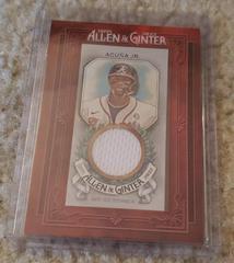Ronald Acuna Jr. #MFR-RAJ Baseball Cards 2022 Topps Allen & Ginter Mini Framed Relics Prices