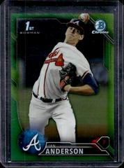 Anderson Miller [Green Refractor] Baseball Cards 2016 Bowman Chrome Prospect Prices