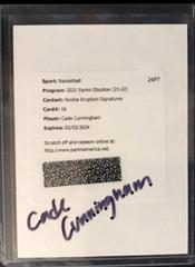 Cade Cunningham #RES-CCU Basketball Cards 2021 Panini Obsidian Rookie Eruption Signatures Prices