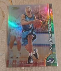 Stephon Marbury [Non Protected Refractor] Basketball Cards 1998 Finest Prices