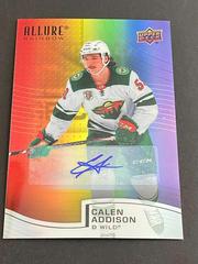 Calen Addison [Full Autograph] Hockey Cards 2021 Upper Deck Allure Rainbow Prices