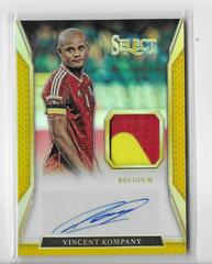 Vincent Kompany [Gold] Soccer Cards 2016 Panini Select Jersey Autographs Prices