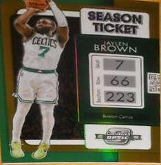 Jaylen Brown [Gold] #2 Basketball Cards 2021 Panini Contenders Optic Prices