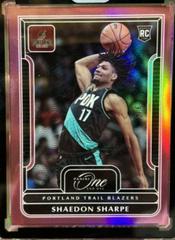 Shaedon Sharpe [FOTL Pink] #126 Basketball Cards 2022 Panini One and One Prices