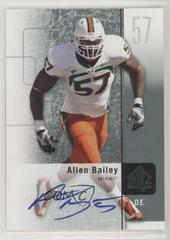 Allen Bailey [Autograph] #25 Football Cards 2011 SP Authentic Prices