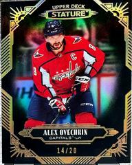 Alex Ovechkin [Black] Hockey Cards 2020 Upper Deck Stature Prices