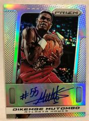 Dikembe Mutombo Basketball Cards 2013 Panini Prizm Autograph Prices