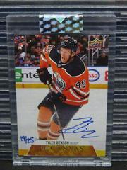 Tyler Benson #CS-BE Hockey Cards 2020 Upper Deck Clear Cut Canvas Signatures Prices